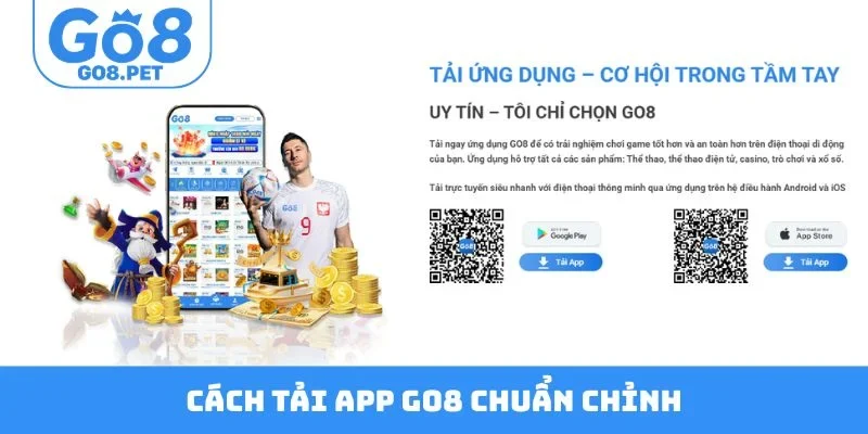 Cách tải app Go8 chuẩn chỉnh cho newbie